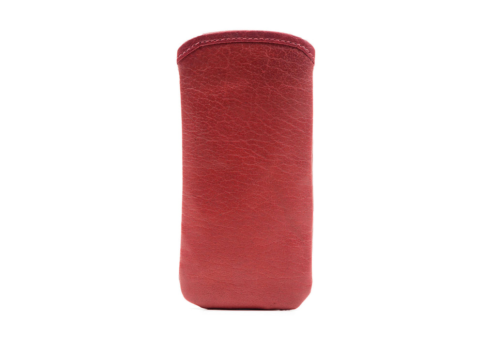 Readers Slip Case, Red | Genuine leather designs made in Ireland