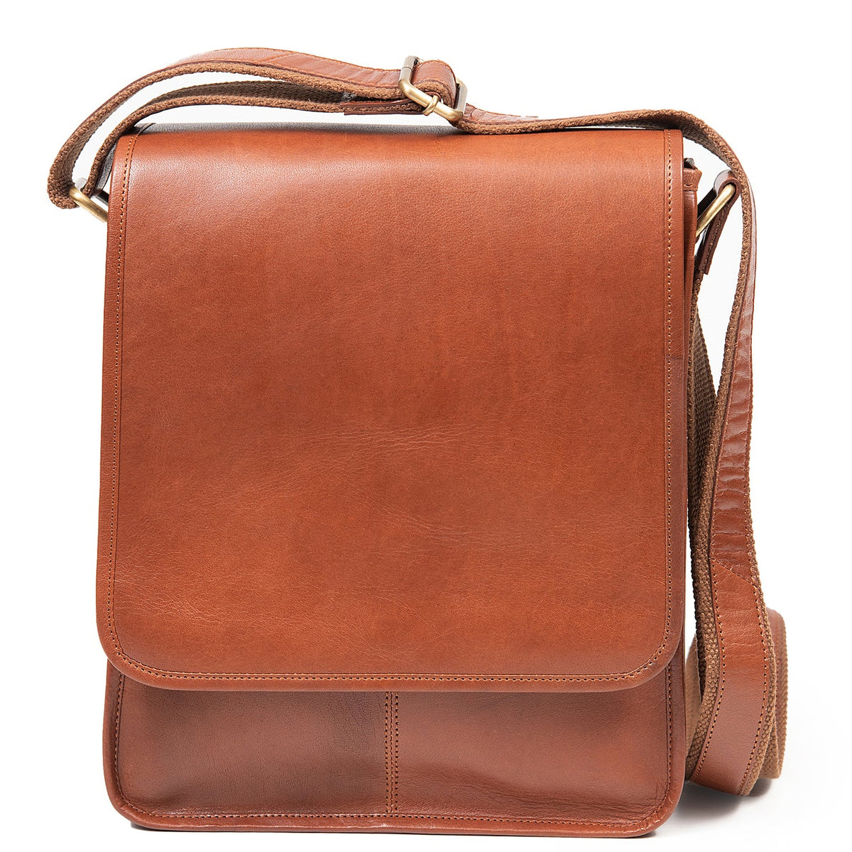 Messenger bag cheap brown leather